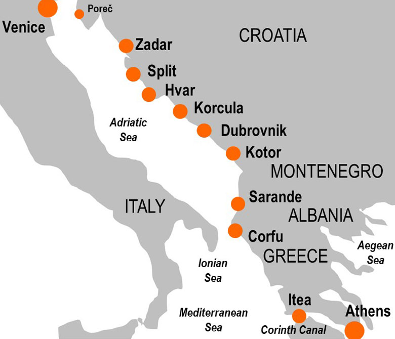 Croatia Map