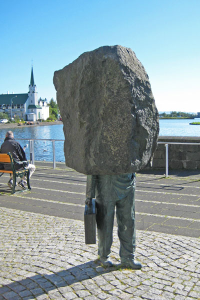 Storefronts in Reykjavik