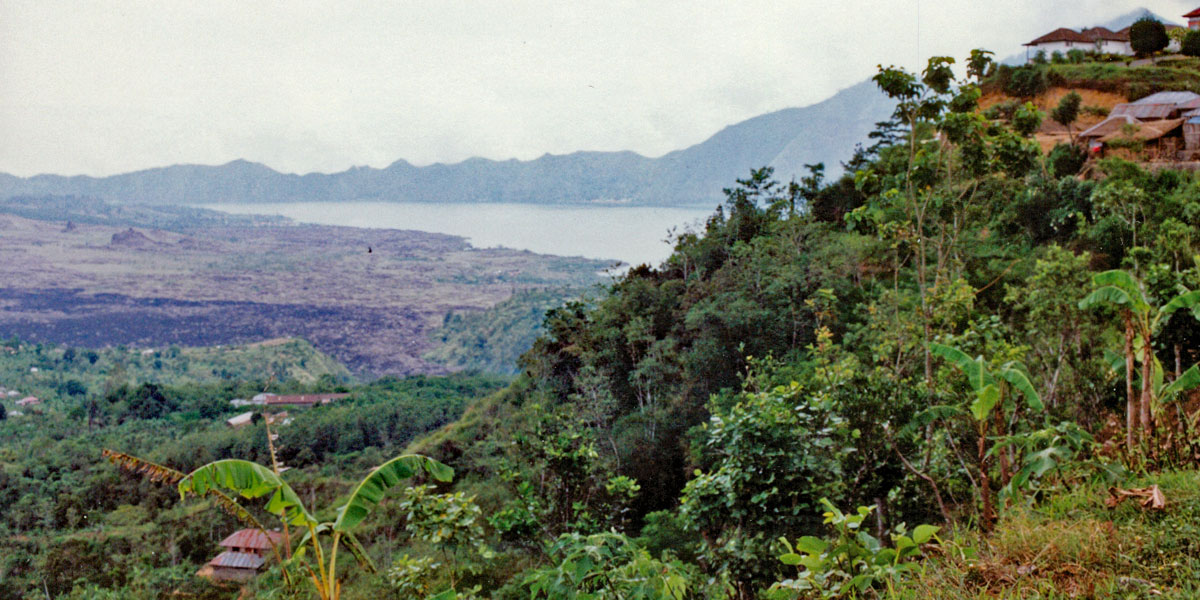 Volcano lake