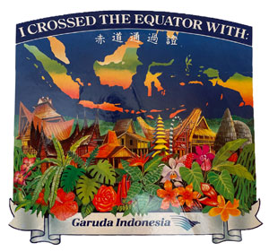Garuda Airlines sticker