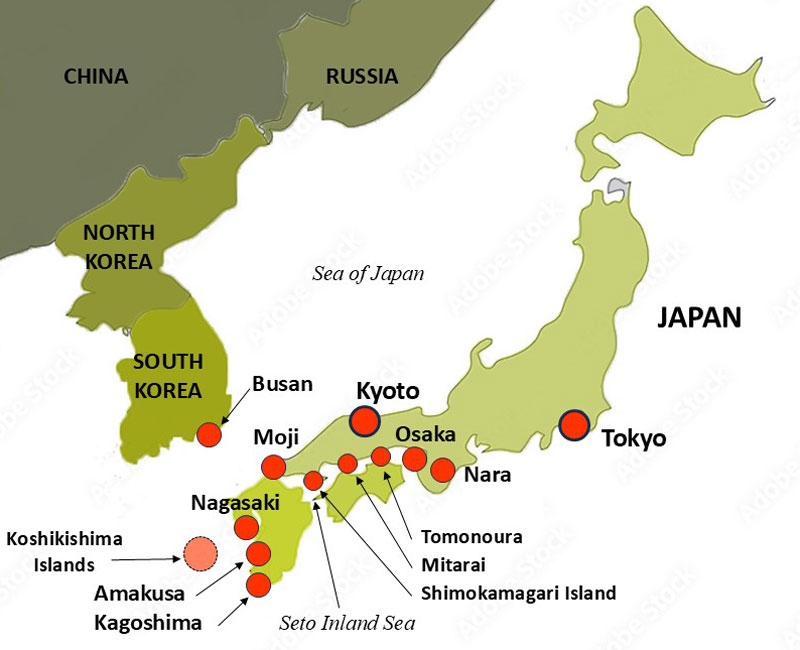 Japan map