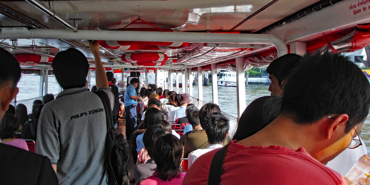 View in river boat