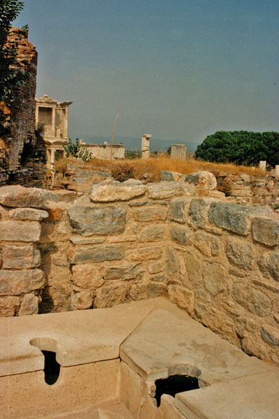 Roman toilets