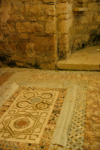 Mosaic floor