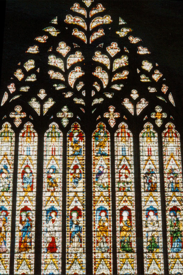 Stained glass window